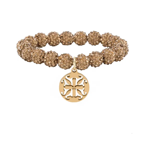 EMERSON SHAMBALLA BEADED BRACELET - RUSTIC CUFF