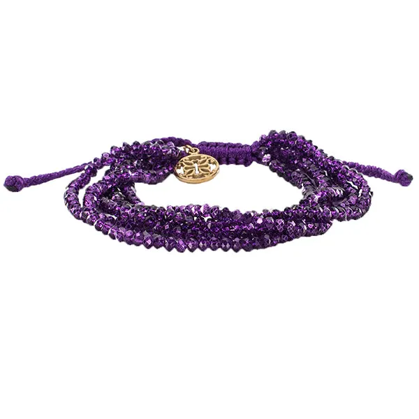 FELICITY MLTI STRNAD BRACELET - ORCHID
