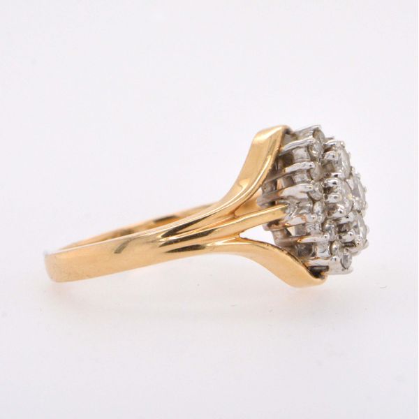 Yellow Gold Diamond Ring Image 2 Wyatt's Jewelers Seattle, WA