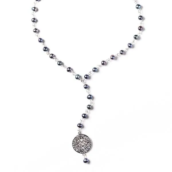 Sterling Silver Pearl Lariat Necklace 001 350 06901 Young Jewelers Jasper Al The filigree, scroll and tracery patterns found in the southern gates® collection are unique, yet familiar. sterling silver pearl lariat necklace