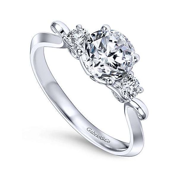 Gabriel & Co. 14KW Diamond Engagement Ring Image 2 Your Jewelry Box Altoona, PA