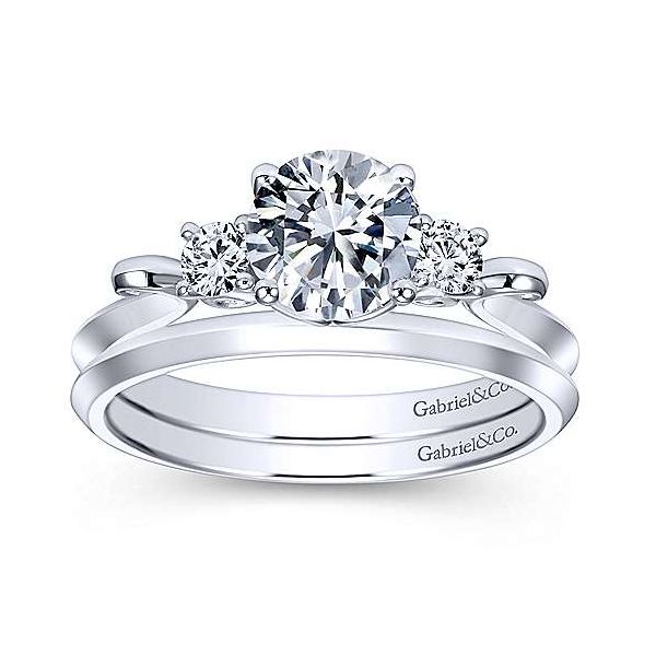 Gabriel & Co. 14KW Diamond Engagement Ring Image 3 Your Jewelry Box Altoona, PA