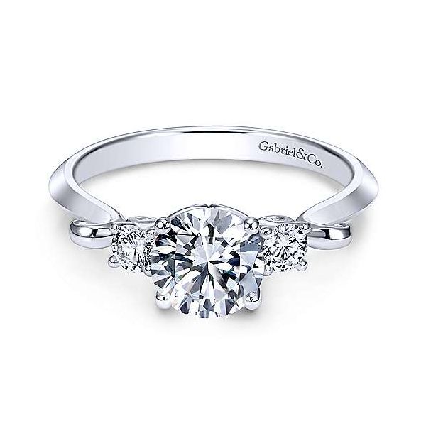 Gabriel & Co. 14KW Diamond Engagement Ring Your Jewelry Box Altoona, PA