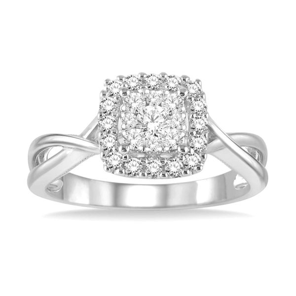 14K White Gold .50Ctw Diamond Lovebright Ring Your Jewelry Box Altoona, PA