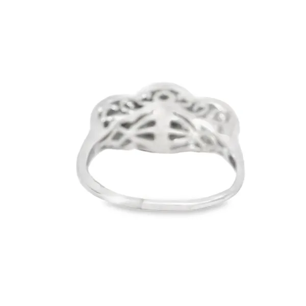 14K White Gold 1.20 Carat tw Diamond 3 Stone Engagement Ring Image 3 Your Jewelry Box Altoona, PA