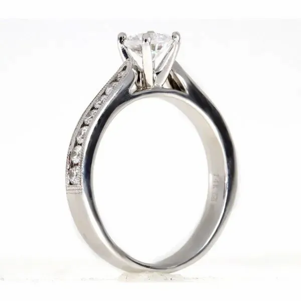 Accented Diamond Engagement Ring Mounting Image 2 Your Jewelry Box Altoona, PA