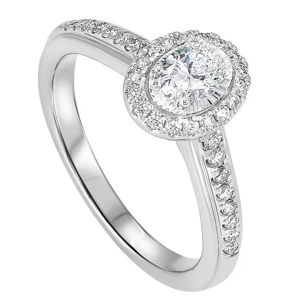 White Gold 3/4 ctw Diamond Oval Ring Your Jewelry Box Altoona, PA