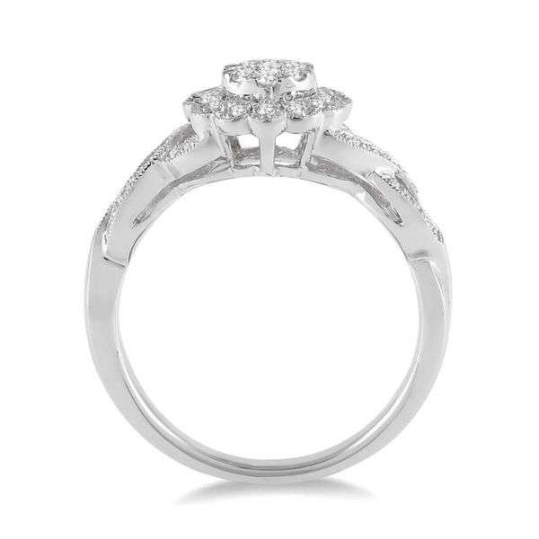 White Gold .50Ctw Lovebright Diamond Engagement Ring Image 3 Your Jewelry Box Altoona, PA