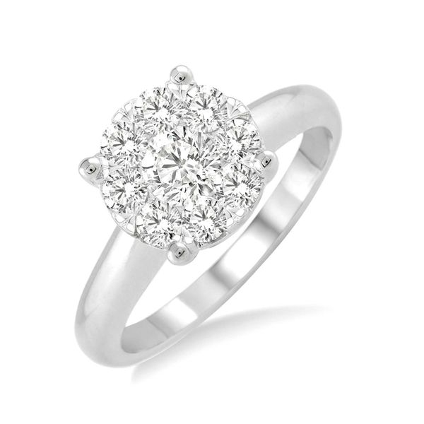 14K White Gold 1.50Ctw Lovebright Diamond Solitaure Image 2 Your Jewelry Box Altoona, PA