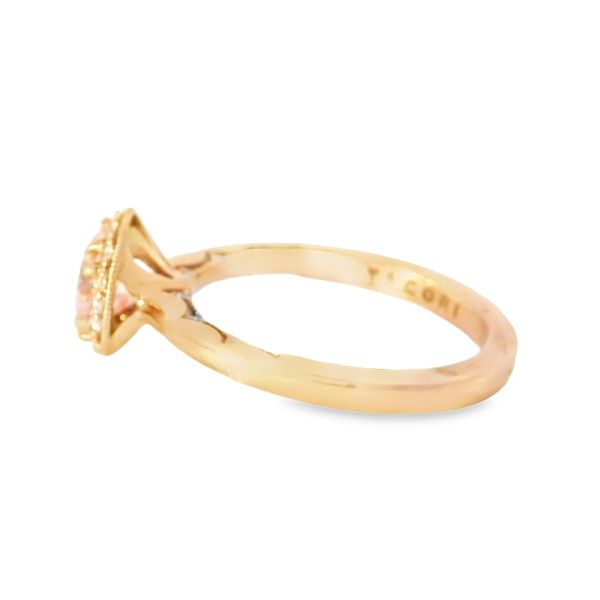 Tacori 14K Rose Gold Round Diamond Bloom Engagement Ring Image 2 Your Jewelry Box Altoona, PA