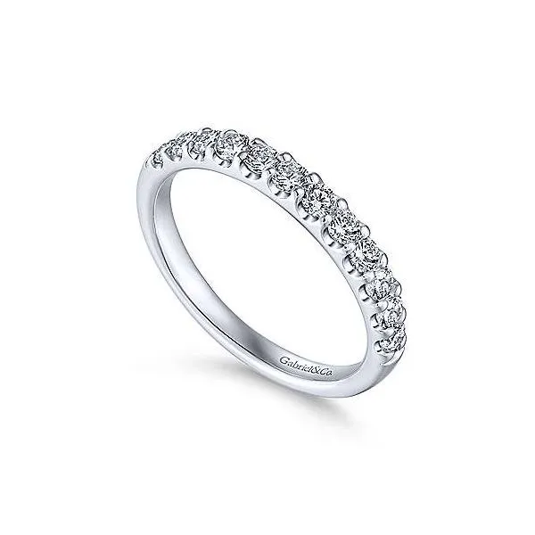 14K White Gold .75ctw Diamond Band Image 3 Your Jewelry Box Altoona, PA