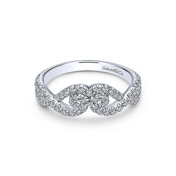14K White Gold Designer .50ctw Diamond Ring Your Jewelry Box Altoona, PA