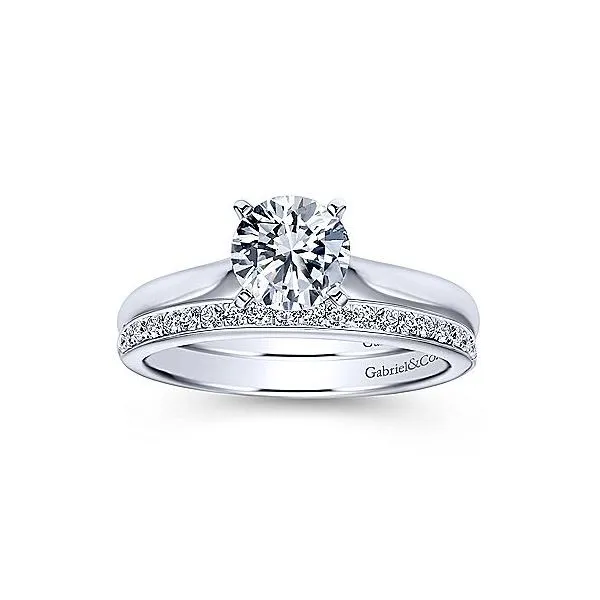 14K White Gold .21ctw Diamond Band Image 4 Your Jewelry Box Altoona, PA