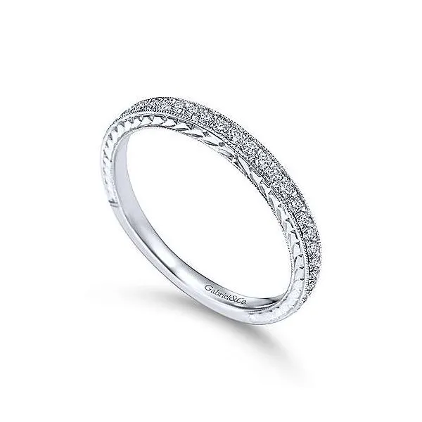 14K White Gold .25ctw Diamond Band Image 3 Your Jewelry Box Altoona, PA