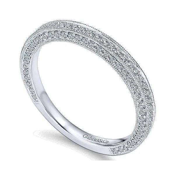 14K White Gold .55ctw Diamond Band Image 3 Your Jewelry Box Altoona, PA
