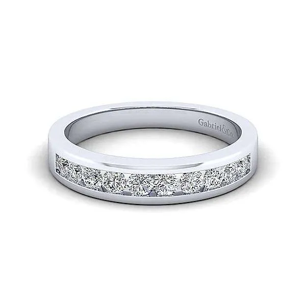 14K White Gold .50ctw Diamond Channel Band Your Jewelry Box Altoona, PA