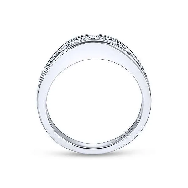 14K White Gold .65ctw Princess Diamond Band Image 2 Your Jewelry Box Altoona, PA
