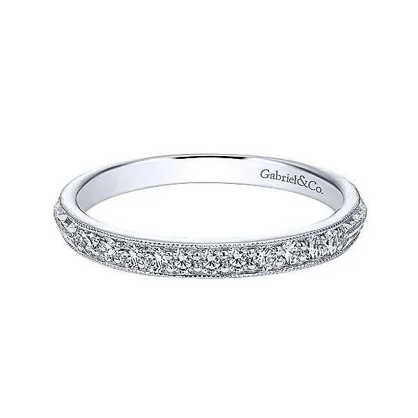 14K White Gold .20ctw Diamond Vintage Band Your Jewelry Box Altoona, PA