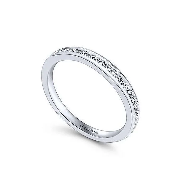 14K White Gold .25ctw Diamond Wedding Band Image 3 Your Jewelry Box Altoona, PA