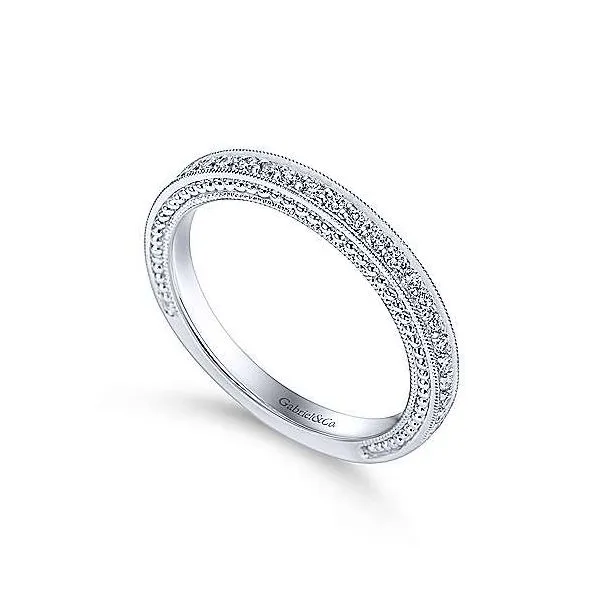14K White Gold .25ctw Diamond Wedding Band Image 3 Your Jewelry Box Altoona, PA