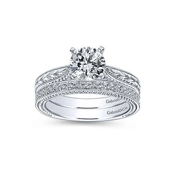 14K White Gold .25ctw Diamond Wedding Band Image 4 Your Jewelry Box Altoona, PA