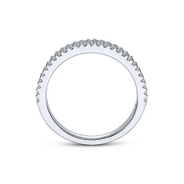 14K White Gold .32ctw Diamond Wedding Band Image 2 Your Jewelry Box Altoona, PA