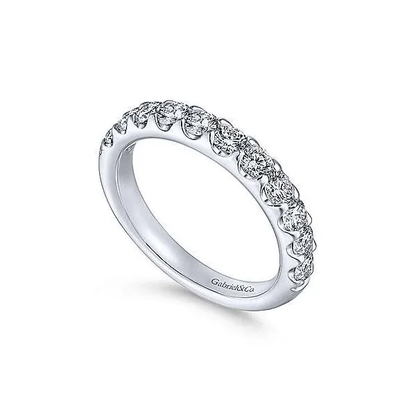 14K White Gold 1.00ctw Diamond Band Image 3 Your Jewelry Box Altoona, PA