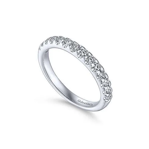 14K White Gold .50ctw Diamond Band Image 3 Your Jewelry Box Altoona, PA