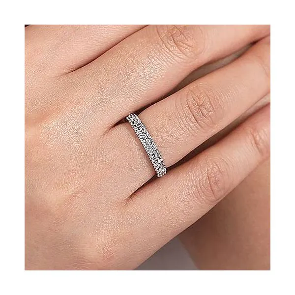 14K White Gold .55 ctw Diamond Band Image 4 Your Jewelry Box Altoona, PA