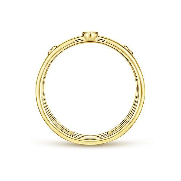 Gabriel & Co Diamond Bezel Ring Image 3 Your Jewelry Box Altoona, PA