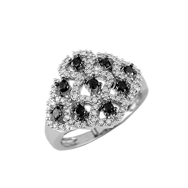 14K BLACK & WHITE DIAMOND RING Your Jewelry Box Altoona, PA