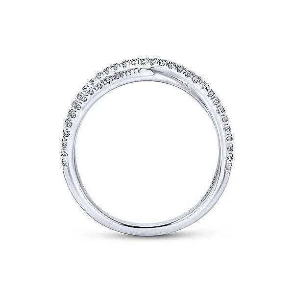 Gabriel & Co Diamond Criss Cross Ring Image 3 Your Jewelry Box Altoona, PA
