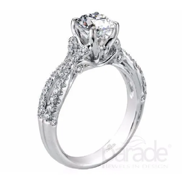 Parade 18K Diamond Bypass Engagement Ring Image 2 Your Jewelry Box Altoona, PA