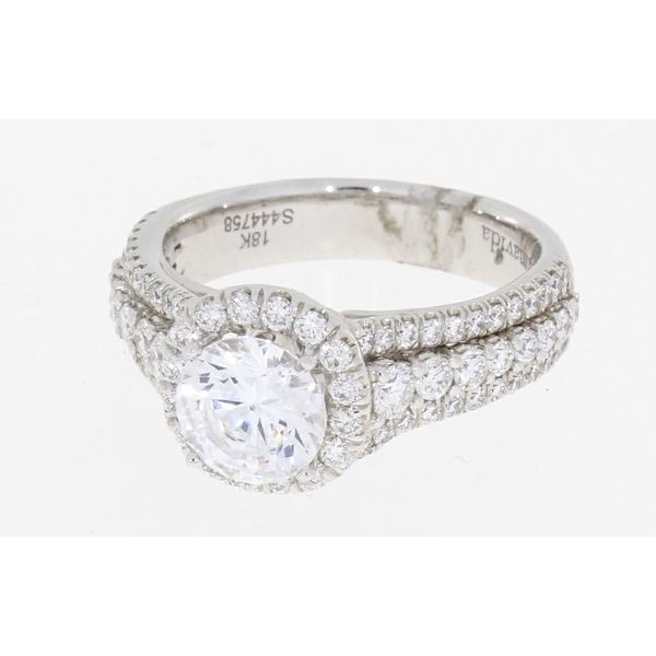 Amavida 18K White Gold Diamond Engagement Ring Image 2 Your Jewelry Box Altoona, PA
