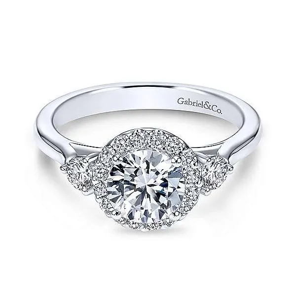 Gabriel & Co Diamond Three Stone Style Engagement Ring Mounting Your Jewelry Box Altoona, PA