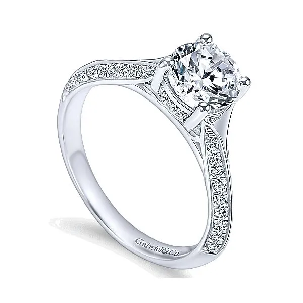Gabriel & Co Diamond Engagement Ring Mounting Image 3 Your Jewelry Box Altoona, PA
