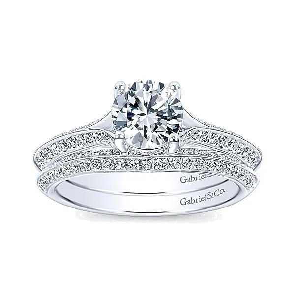 Gabriel & Co Diamond Engagement Ring Mounting Image 4 Your Jewelry Box Altoona, PA