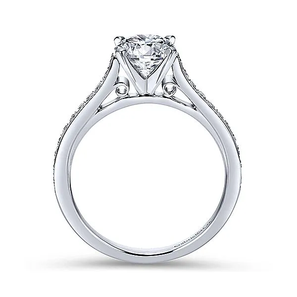 Gabriel & Co Accented Diamond Engagement Mounting Image 2 Your Jewelry Box Altoona, PA
