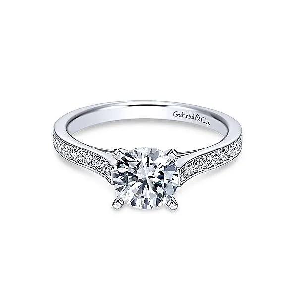 Gabriel & Co Accented Diamond Engagement Mounting Your Jewelry Box Altoona, PA