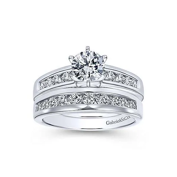 Gabriel & Co Diamond Channel Engagement Mounting Image 4 Your Jewelry Box Altoona, PA