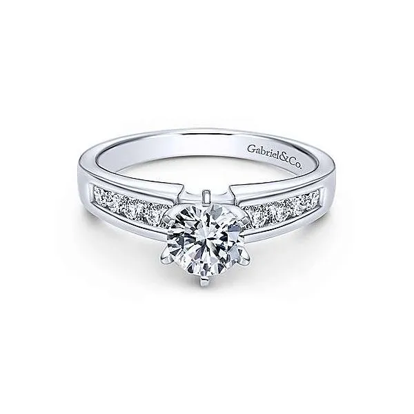 Gabriel & Co Diamond Channel Engagement Mounting Your Jewelry Box Altoona, PA