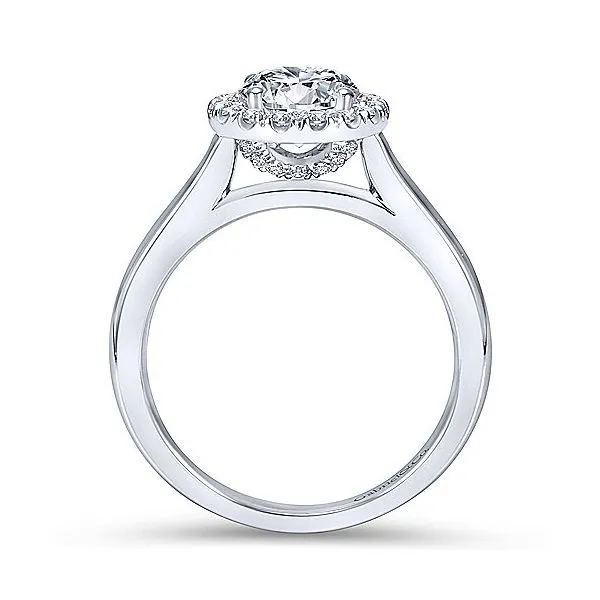 Gabriel & Co Diamond Halo Engagement Mounting Image 2 Your Jewelry Box Altoona, PA