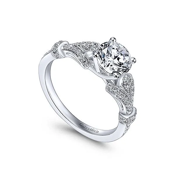 Gabriel & Co Diamond Engagement Ring Mounting Image 3 Your Jewelry Box Altoona, PA