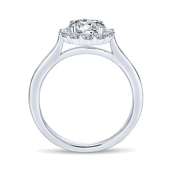 Gabriel & Co Diamond Halo Engagement Mounting Image 2 Your Jewelry Box Altoona, PA