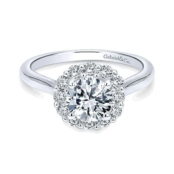 Gabriel & Co Diamond Halo Engagement Mounting Your Jewelry Box Altoona, PA