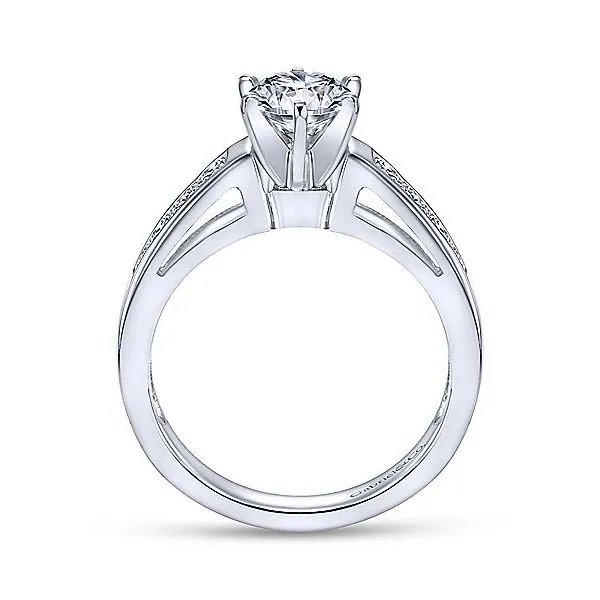 Gabriel & Co Diamond Channel Engagement Mounting Image 2 Your Jewelry Box Altoona, PA