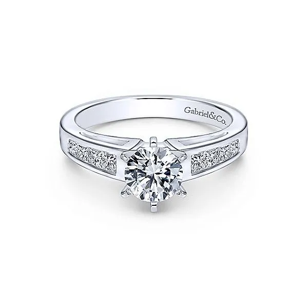 Gabriel & Co Diamond Channel Engagement Mounting Your Jewelry Box Altoona, PA