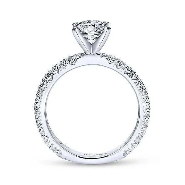 Gabriel & Co Accented Diamond Engagement Mounting Image 2 Your Jewelry Box Altoona, PA