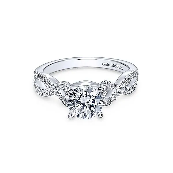Gabriel & Co Diamond Interwoven Engagement Ring Your Jewelry Box Altoona, PA