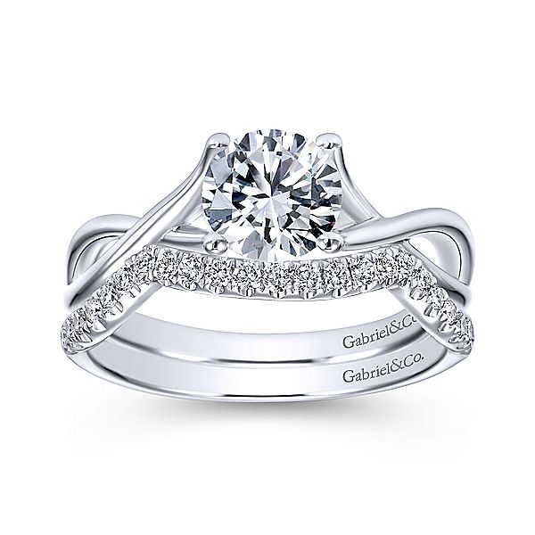 Gabriel & Co Infinity Cathedral Solitaire Engagement Mounting Image 4 Your Jewelry Box Altoona, PA
